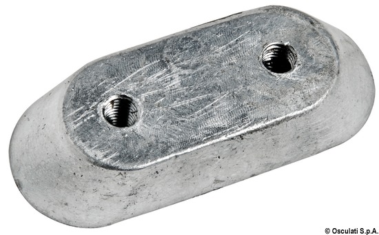 Anodo alluminio piatrina Honda mm 63x25
